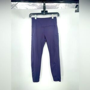 Cali active sports navy blue woman's size S yoga‎ pants